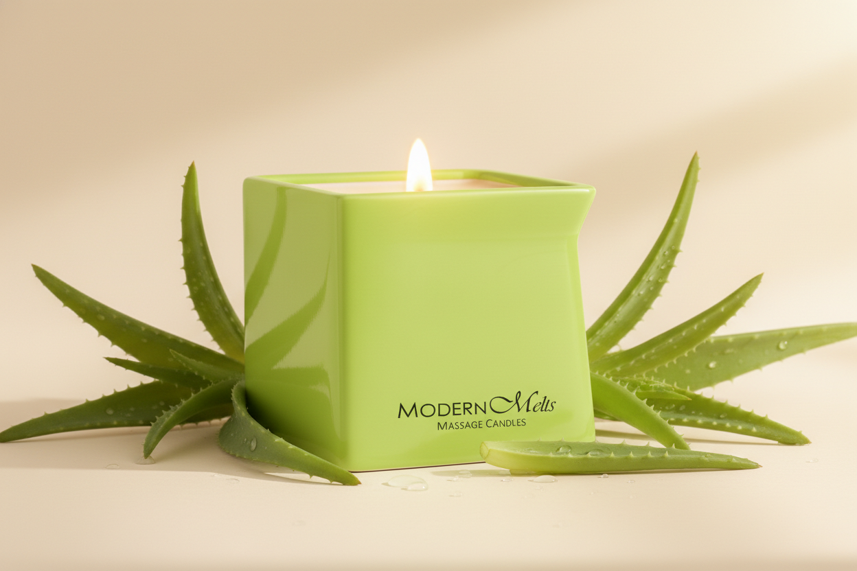 Green Tea & Aloe Signature Massage Candle 10oz