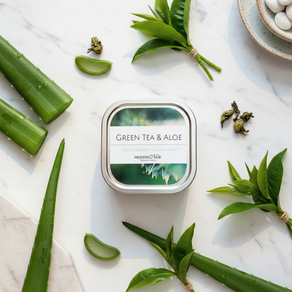 Green Tea & Aloe Massage Candle 4oz