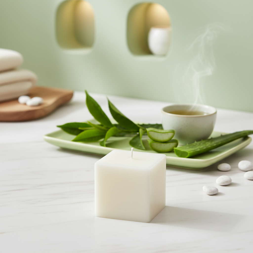 Green Tea & Aloe Massage Candle Refill (7oz)