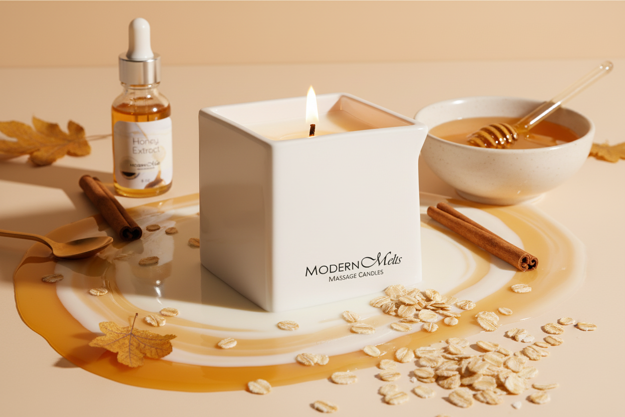 Honey, Milk & Oats Signature Massage Candle 10oz