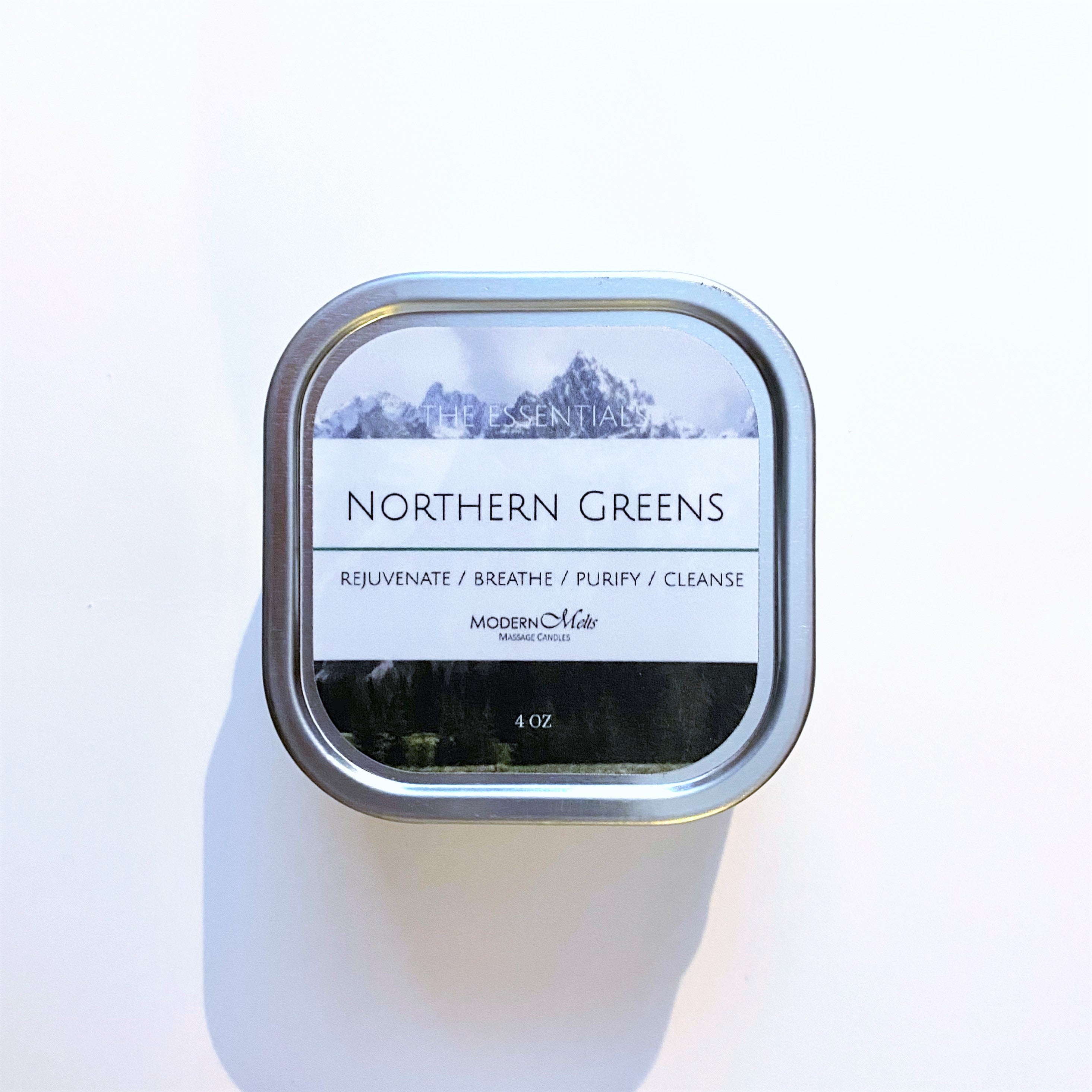 Northern Greens Essentials Massage Candle (4oz)