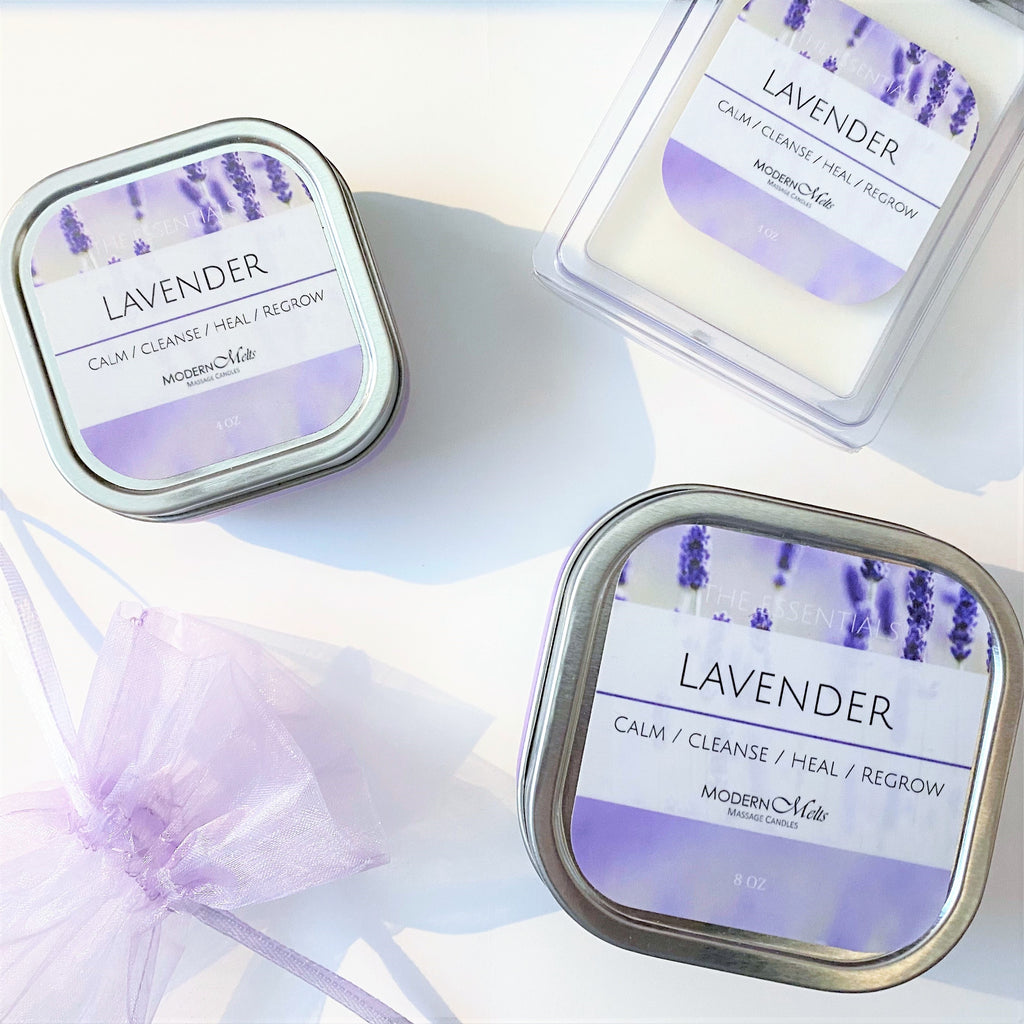 Lavender Essentials Massage Candle (4oz)
