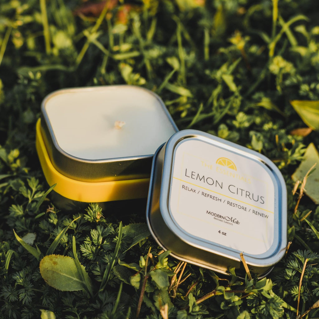 Lemon Citrus Essentials Massage Candle (4oz)