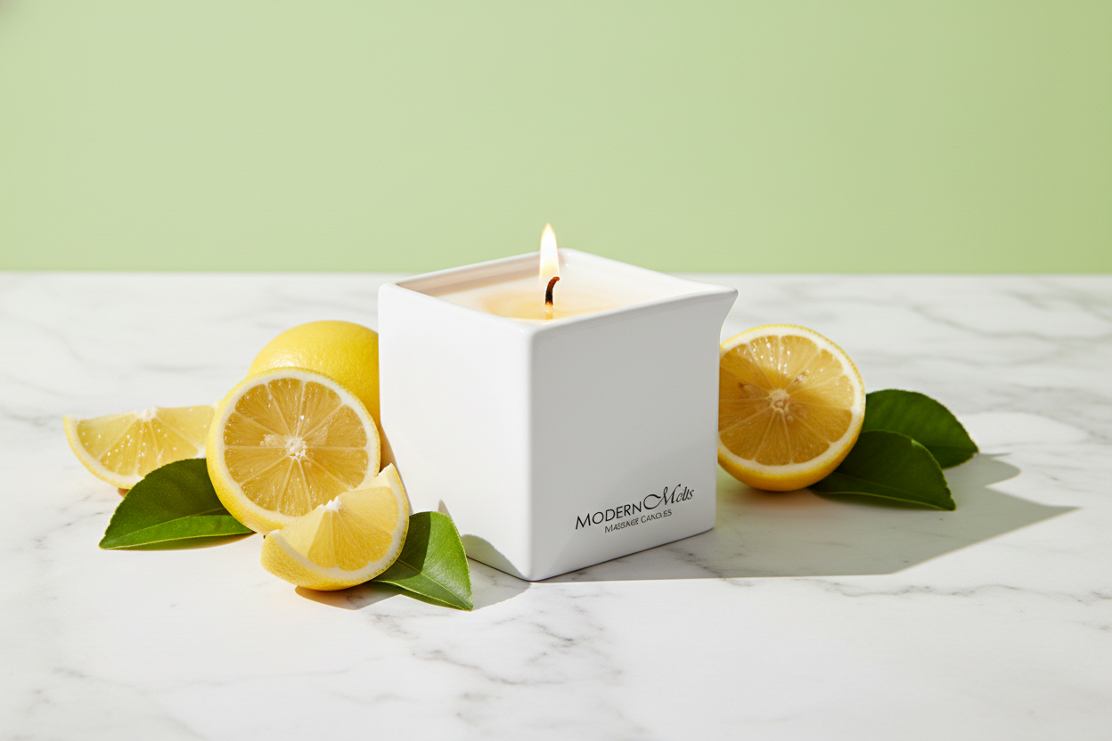 Lemongrass Signature Massage Candle 10oz