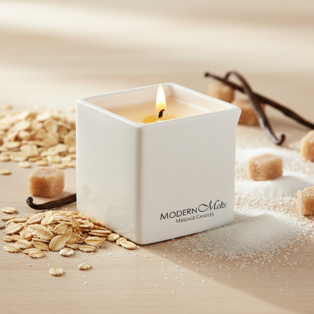 Warm Vanilla Sugar Signature Massage Candle 10oz